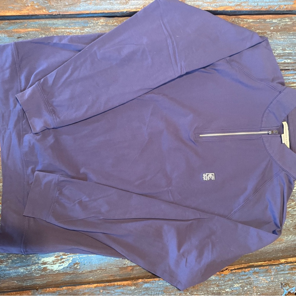 Blue Holderness and Bourne Quarter-Zip Pullover